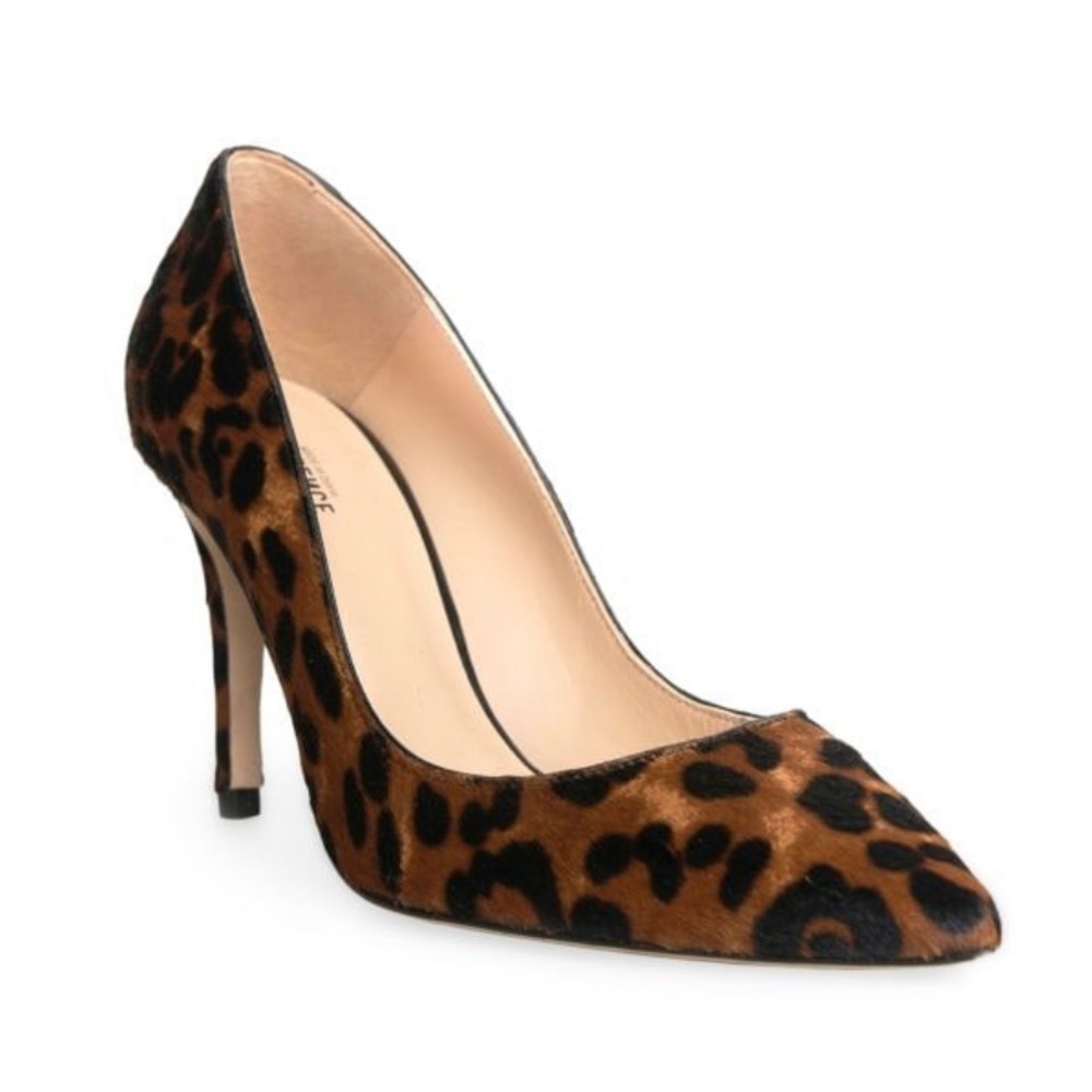 L'AGENCE 🆕 Luxury ‘Eloise II’ Leopard Print Calf Hair Pumps. Size 9.5. 🔥
